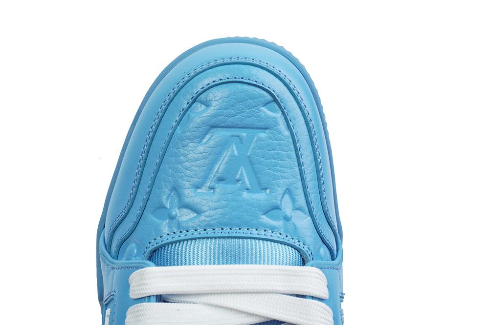 PK god Louis Vuitton LV Trainer ALL BLUE retail materials ready to ship